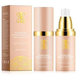 【Efecto corrector perfecto】Nuestra base de maquillaje que cambia de color se adapta perfectamente a tu tono de piel natural, lo que garantiza un maquillaje natural y cómodo. La base líquida