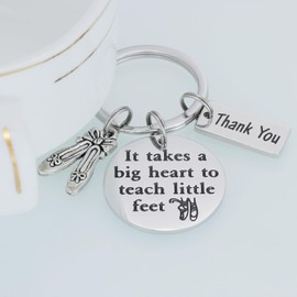 HUTIMY HUTIMY Dance Teacher Gifts for Women Men from Student Best Cute Appreciation Birthday Dance Teacher Keychain