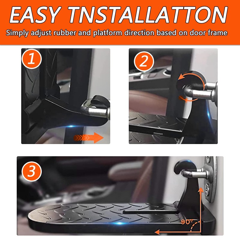 PTSTEL Vehicle Access Roof of Car Door Step Folding Doorstep
