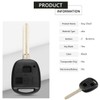 2 Button Car Remote Key Shell Replacement for To-yo-ta Avensis