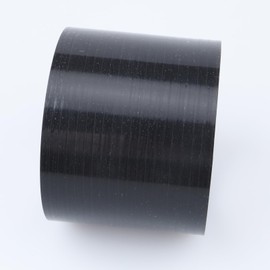 AC PERFORMANCE ID 3.5" (89mm) Straight Coupler, Length 3" (76mm), 4 Ply Reinforced, Universal Automotive Pure Silicone Hose, Black