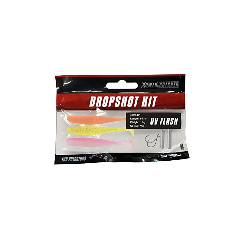 Spro Powercatcher Drop Shot Set UV Flash