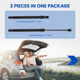 SYKRSS 4597 Rear Tailgate Hatch Struts Shock Lift Support Gas Spring Compatible with Scion tC 2005-2010 Replacement for 015653 95411 SG329031 Trunk Liftgate Strut Rust Resistant Lift Support, Set of 2