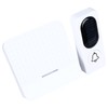 Wireless Doorbell White Self Power 20 to 80dB Adjustable Volume