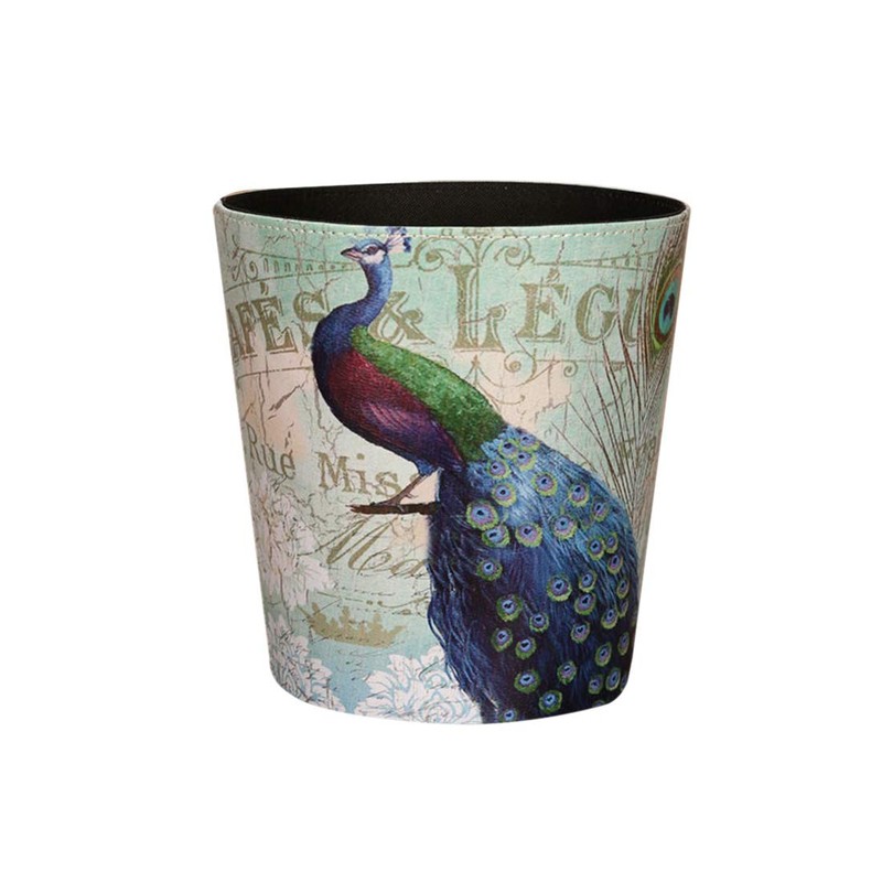 Scakbyer 10L Retro Style Kitchen Trash Can Bedroom Trash Bin