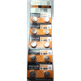 10 PK Maxell LR1130 1.5V (MADE IN JAPAN) AG10 189 389 LR54 (GREAT EXP 10/32)