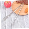 BIUDECO Stainless Steel Food Clip Clamp Tongs for Kitchen BBQ