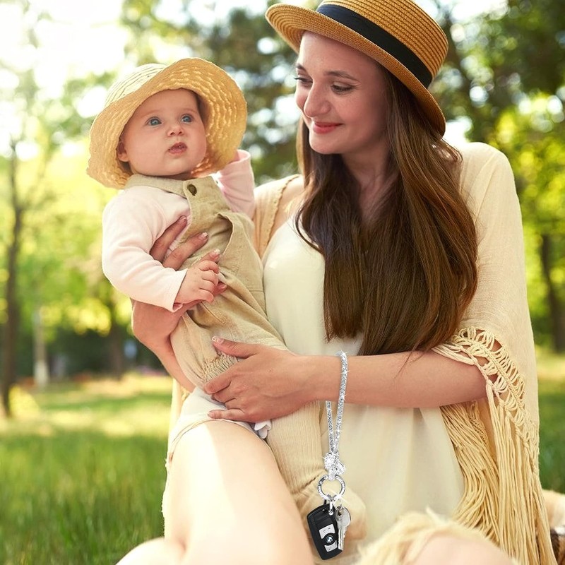 Bonito llavero de muñeca para mujer, accesorios de llavero de