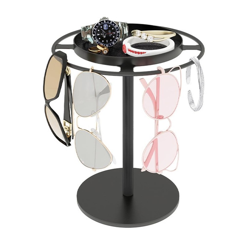 Integrated Jewelry Tray Sunglasses Organizer Weighted Base Sunglasses Organizer Can