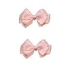 Douqu 2pc x Fashion Women Dangle Rhinestone Crystal Color Ribbon