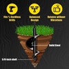 Power Planter Bulb & Bedding Black Auger Bit (3"x7") with