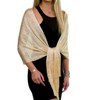 ShineGlitz Shawls and Wraps for Evening Dresses, Metallic Sparkle Womens
