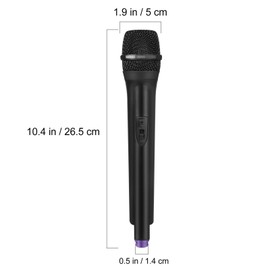 STOBOK Microphone Prop Simulated: Toy Microphone for Karaoke Fun or Costume Prop Birthday Party Favors, Wireless Microphone for Kids (Random Color on The Bottom)