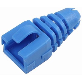 Zugentlastung, RJ45, Retro-Passform, Blau, PK10, Zugentlastungsstecker, Zubehör, 10 Stück – SRB-SNAP-Blau