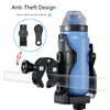 Kewig Anti-Theft Motorcycle Cup Holder, Extra Large Adjustable Size Bike