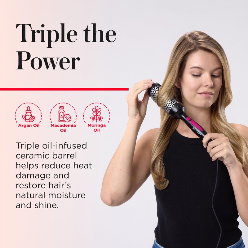 REVLON Perfect Match Hot Styler - Heated Brush to Style