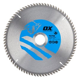 OX Wood Cutting Circular Saw Blade 216/30mm, 80 Teeth ATB