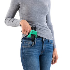 POYOLEE Gun Holster for Women Concealed Carry Holster for Pistols Universal IWB Holster Fits Glock 19 26 43 Springfie XD XDS S&W M&P Shield 9mm Ruge LC9 & All Similar Handguns