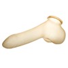 Toylie Latex Sleeve L, 14.5 cm Shaft Length, Semi Transparent