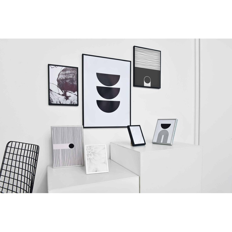 nielsen Atlanta 6x8" Aluminium Black Matt Photo Frame Portrait &