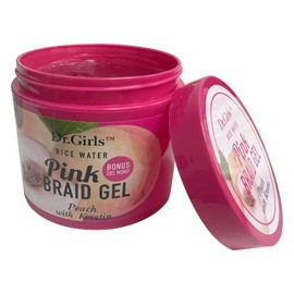 R&B Collection Dr. Girls Rice Water Pink Braid Gel Peach with Keratin
