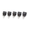 uxcell 5pcs DC 12V T5-V2 Amber Dashboard Indicator Signal Light