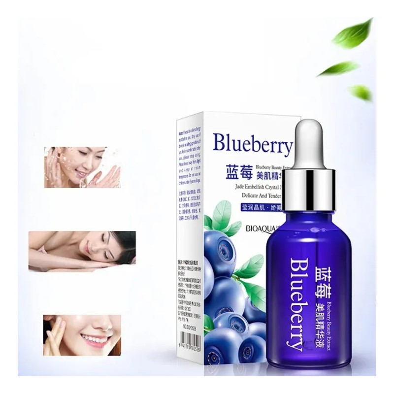 Serum Blueberry Hidratante Aclarante Antiedad Bioaqua 2 Pzs