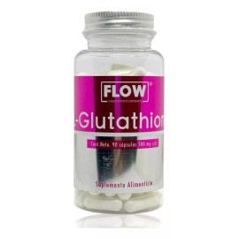 Flow Glutathion 90 Cápsulas De 500 Mg - Flow Sabor Sin Sabor