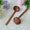 Vastsea Pack of 2 Wooden Soup Ladles, Ladles Made of