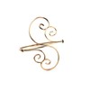Windalf Linya Upper Bangle Double Spiral Celtic Jewellery High-Quality Bronze,