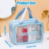 YIMIKE Travel Toiletry Bag, 2 in 1 Large Clear Makeup