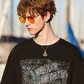 VASSAGO Masonic Necklace for Men Masonic Symbol Pendant Necklace Accepted Masonic Pendant Jewelry Stainless Steel Pendant Necklace, Stainless Steel