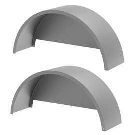2 Pack Single Axle Trailer Fenders - Fits 14' to 16' Wheels - 32' x 9' x 15' Replacement Fenders for Car Hauler, Cargo, Utility, Landscape Trailers