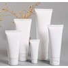 12 PCS Empty Refillable White Plastic Soft Tube Squeeze Bottles