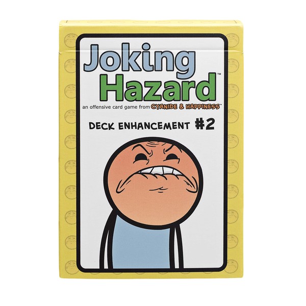 Deck Enhancement 2 - The second expansion of Joking Hazard Comic Building Card - Party Game by Cyanide and Happiness for 3-10 players , Yellow