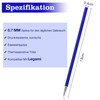 Willingood 12 x Erasable Refills, Blue, Compatible with Legami, Easy