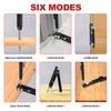 LATTHANT Multi-function Scribe Tool, Aluminium Alloy Scribing Tool with Carpenter
