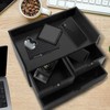 Charmewooden desk organizer with drawers countertop drawer organizer Tabletop Storage