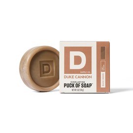 Duke Cannon Supply Co. Bar Soap Puck Bundle - Men's Natural Rounded Bar Soap with Masculine Scents - Disc-shaped Mens soap - All Skin Types - Buck Moon & Superior,5 oz (4 Pack)