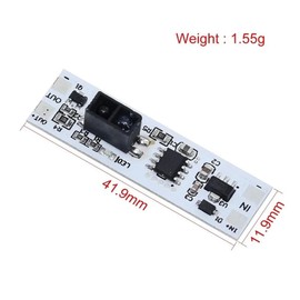 Touch Switch Capacitive Module 5V-24V 3A LED Dimming Control Lamps Active Components Short Distance Scan Sweep Hand Sensor 3pcs