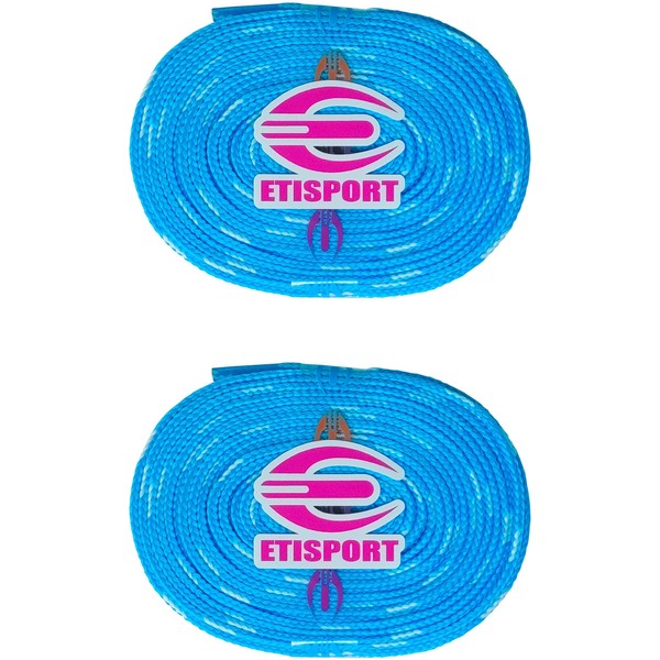 Pair of professional flat laces, for hockey, ice boots, line