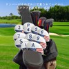 Golf Iron Cover Magnetic Closure Golf Head Cover Wedge Cover