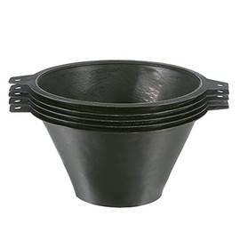 uxcell 5Pcs Paint Strainer 150 Micron 100mmx65mm Cone Paint Screen Funnel Metal Mesh for Screening Paint Gasoline Fuel Dark Green
