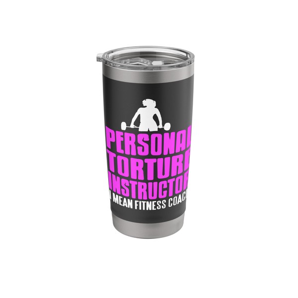 Personal Torture Instructor Fitness Coach Humor Stainless Steel Insulated Tumbler