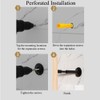 Door Stopper, Brass Sound Dampening Door Bumpers Retractable Hydraulic Shock