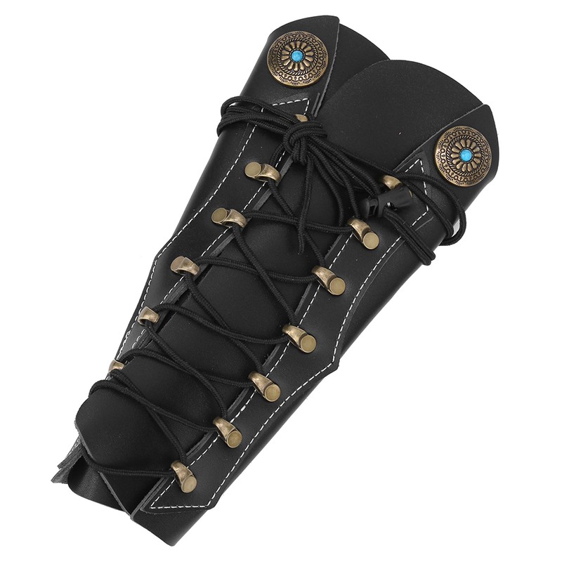 G63 Leather Archery Arm Protector Guard Armband for Shooting Hunting