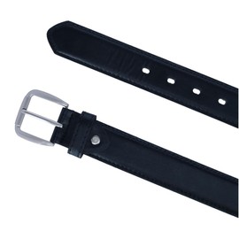 CTM® Men's Hidden Zipper Money Belt, Xlarge, Black, Black, One Size