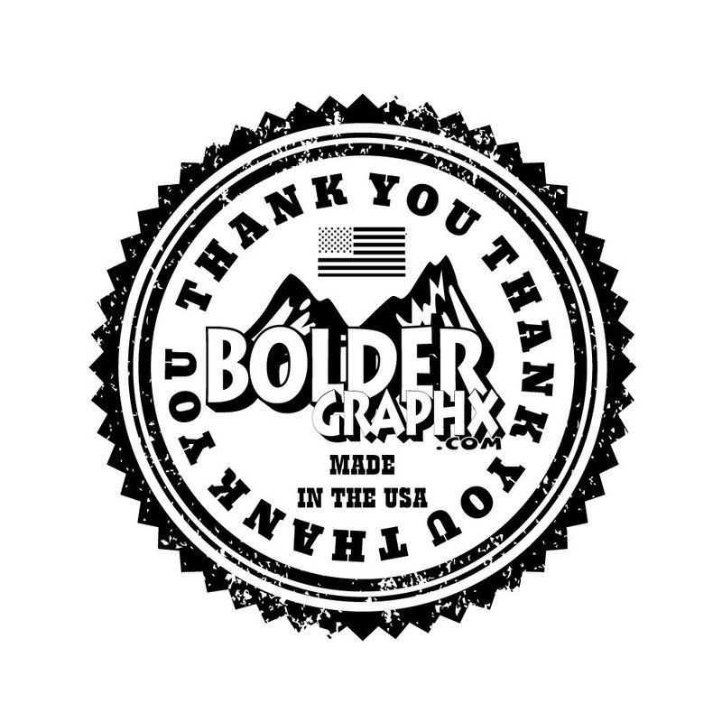BOLDERGRAPHX 2048 Bear Claw Ripping Decal White Vinyl