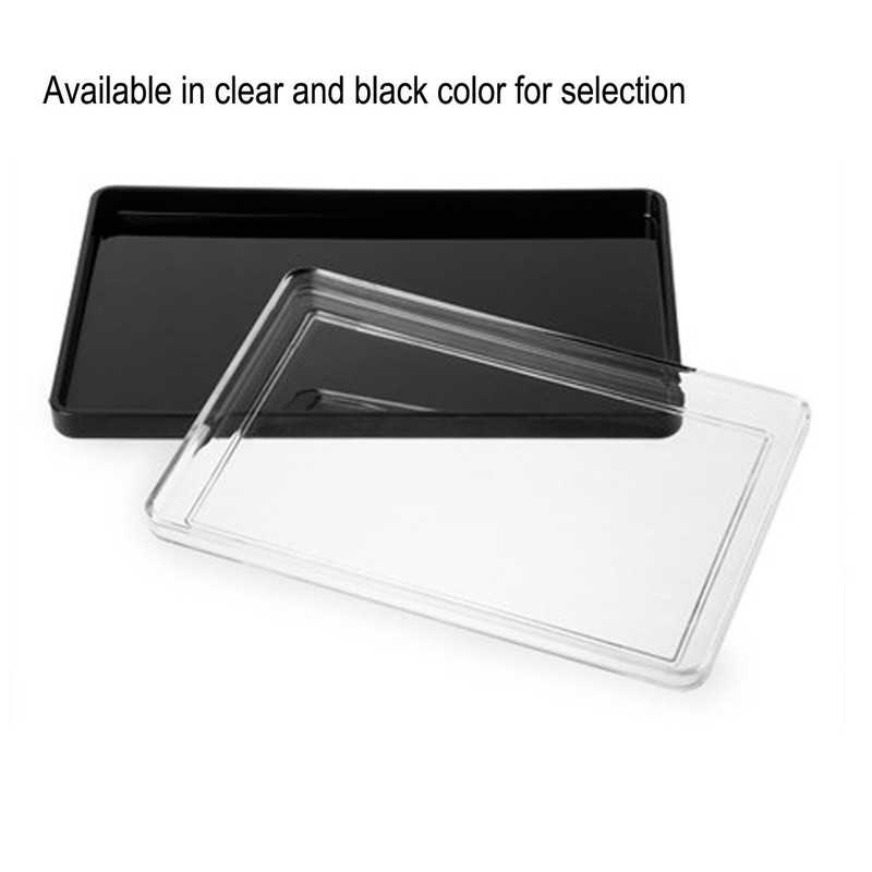 Rectangular Robust Acrylic Collection Serving Trays & Plate for Kitchen,