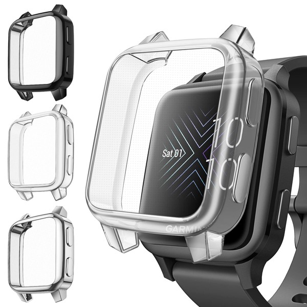 Fintie 3 Packs Screen Protector Case Compatible with Garmin Venu